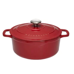 Chasseur Pots & Pans^Red Cast Iron Dutch Oven, 28cm