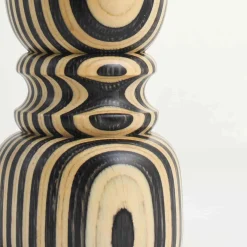 Chiarugi Italian Ingredients|Table Setting^Black & White Stripe Pepper Mill, 28cm