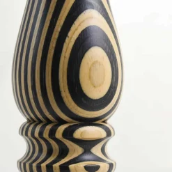 Chiarugi Italian Ingredients|Table Setting^Black & White Stripe Pepper Mill, 28cm