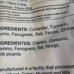 Chief Ingredients Brands|Caribbean Ingredients^Curry Powder, 230g