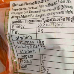 Zheng Feng Ingredients Brands|Chinese Ingredients^Chinese Preserved Mustard Zha Cai, 370g