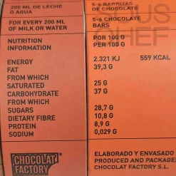 Chocolat Factory Ingredients Brands|Drinks^Intense Dark Hot Chocolate, 300g