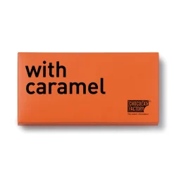 Chocolat Factory Ingredients Brands|Chocolate & Sweets^Milk Chocolate Bar with Caramel, 100g
