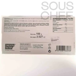 Chocolat Factory Ingredients Brands|Chocolate & Sweets^White Chocolate Bar, 100g