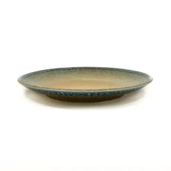 Kiji Stoneware & Ceramics Tableware Brands|Japanese Ingredients^Chouseki Blue Gold Plate, 28.5cm dia x 3.5cm