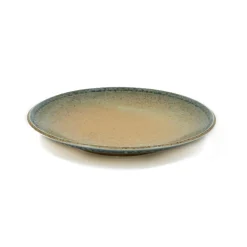 Kiji Stoneware & Ceramics Tableware Brands|Japanese Ingredients^Chouseki Blue Gold Plate, 28.5cm dia x 3.5cm