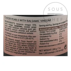 Christine Le Tennier French Ingredients|Balsamic Vinegar^Balsamic Vinegar Flavour Pearls