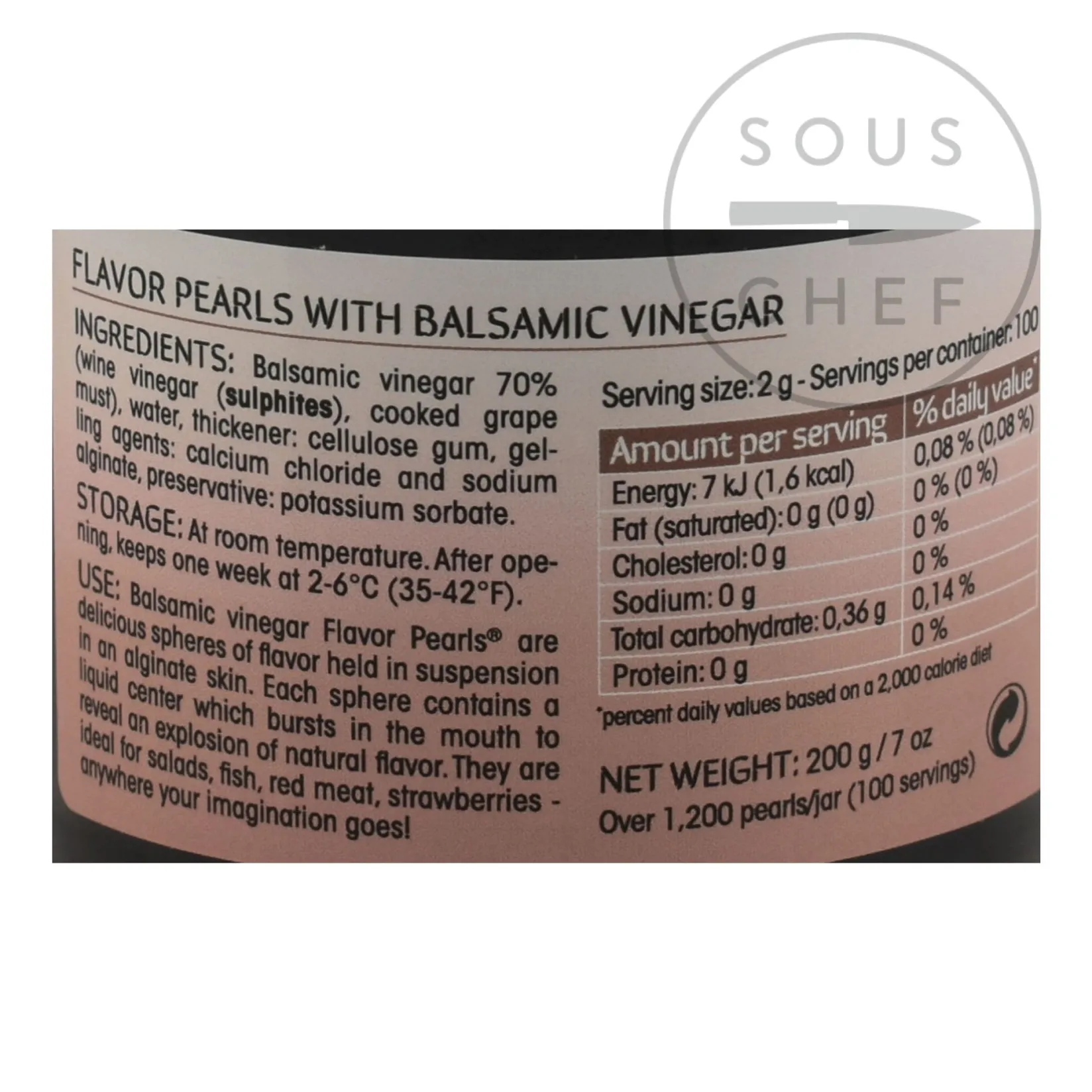 Christine Le Tennier French Ingredients|Balsamic Vinegar^Balsamic Vinegar Flavour Pearls