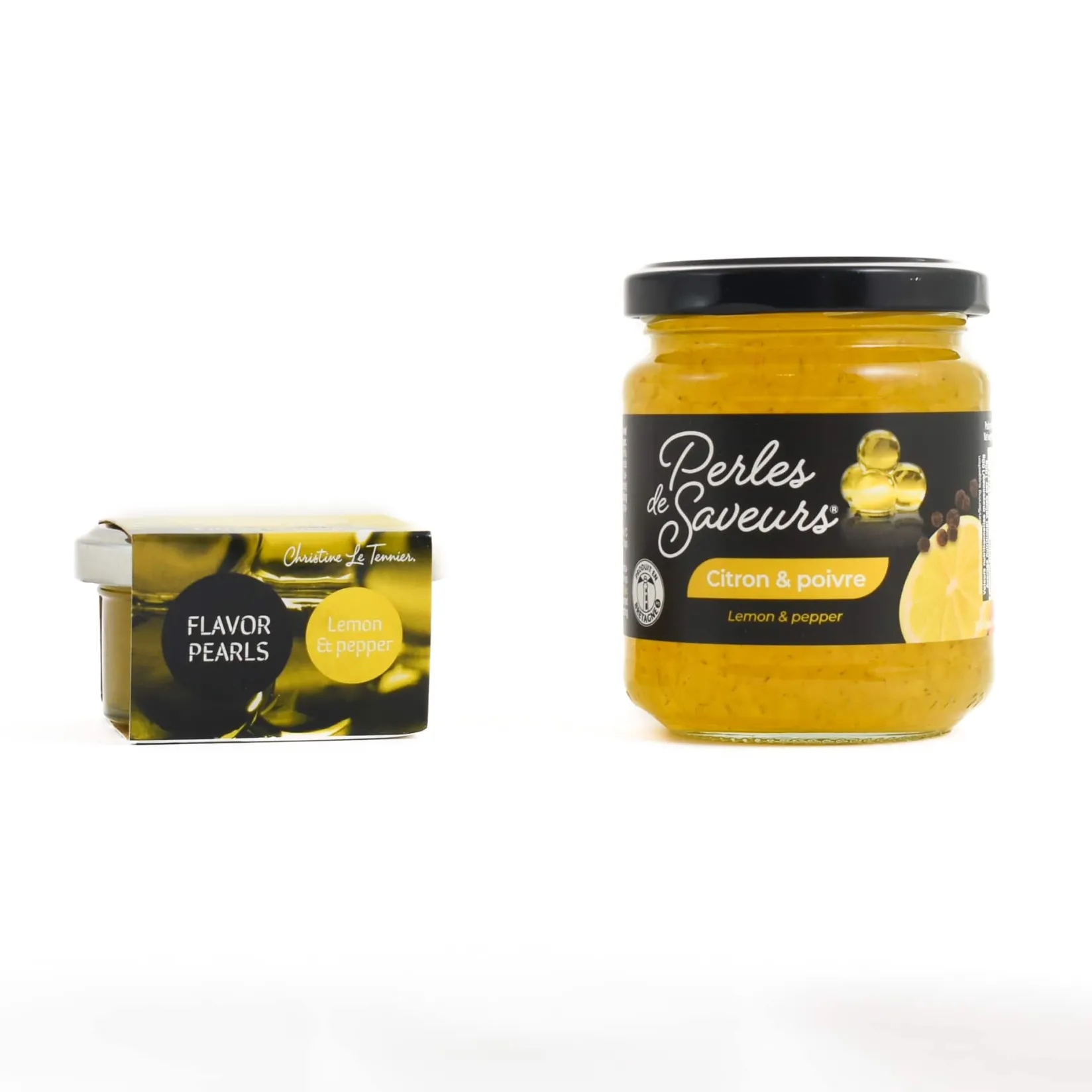 Christine Le Tennier French Ingredients|Baking Ingredients^Lemon & Pepper Flavour Pearls