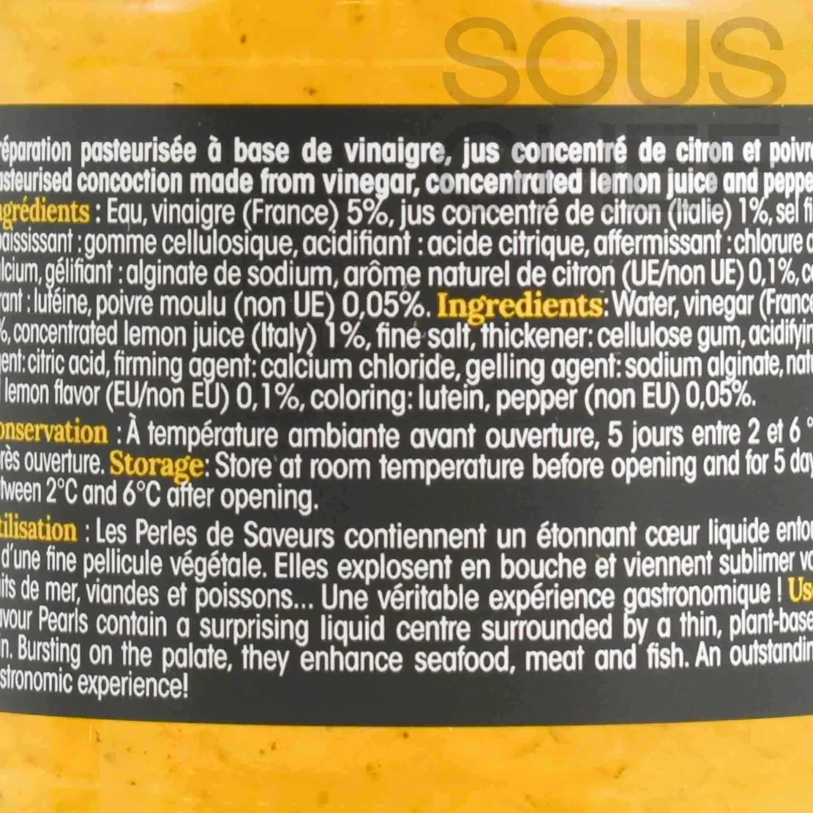 Christine Le Tennier French Ingredients|Baking Ingredients^Lemon & Pepper Flavour Pearls