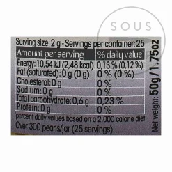 Christine Le Tennier Ingredients Brands|French Ingredients^White Balsamic and Black Truffle Flavor Pearls