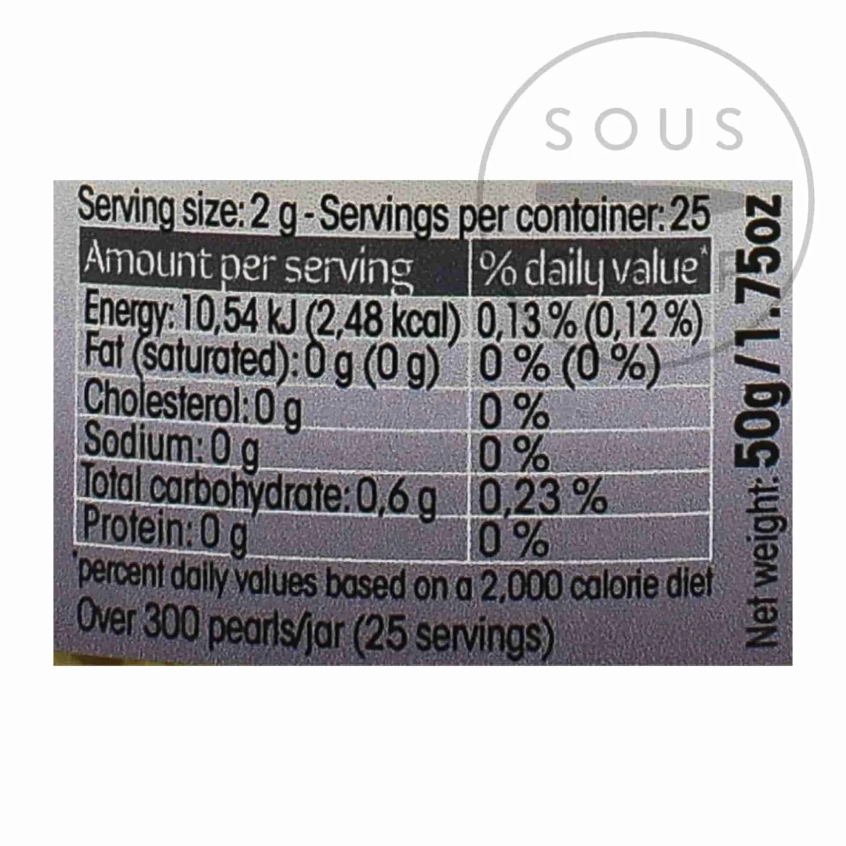 Christine Le Tennier Ingredients Brands|French Ingredients^White Balsamic and Black Truffle Flavor Pearls