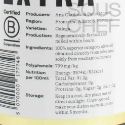 Citizens of Soil Ingredients Brands|Oil, Vinegar & Dressings^Portuguese Alentejo Extra Rare Virgin Olive Oil, 500ml