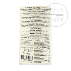 Defrutum Ingredients Brands|Italian Ingredients^Classic Balsamic Glaze, 600g