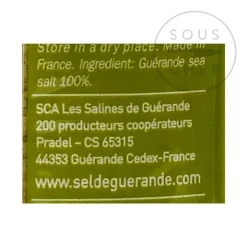 Le Guerandais Ingredients Brands|French Ingredients^Coarse Grey Sea Salt, 1kg
