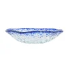 Turkish Tableware Crockery & Dinnerware|Bowls^Cobalt Blue Rim Glass Bowl, 17.5cm