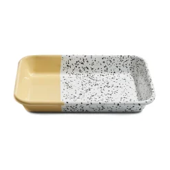 Kapka Enamel Middle Eastern Ingredients|Serveware^Colour Pop Enamel Roasting and Serving Dish, Yellow