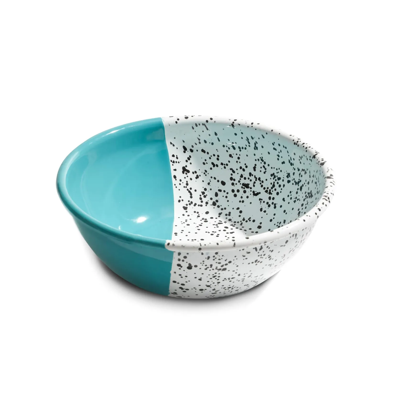 Kapka Enamel Tableware Brands|Middle Eastern Ingredients^Colour Pop Enamel Salad Bowl, Turquoise