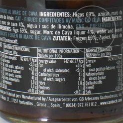 Can Bech Ingredients Brands|Spanish Ingredients^Confit Figs in Marc de Cava Brandy, 230g