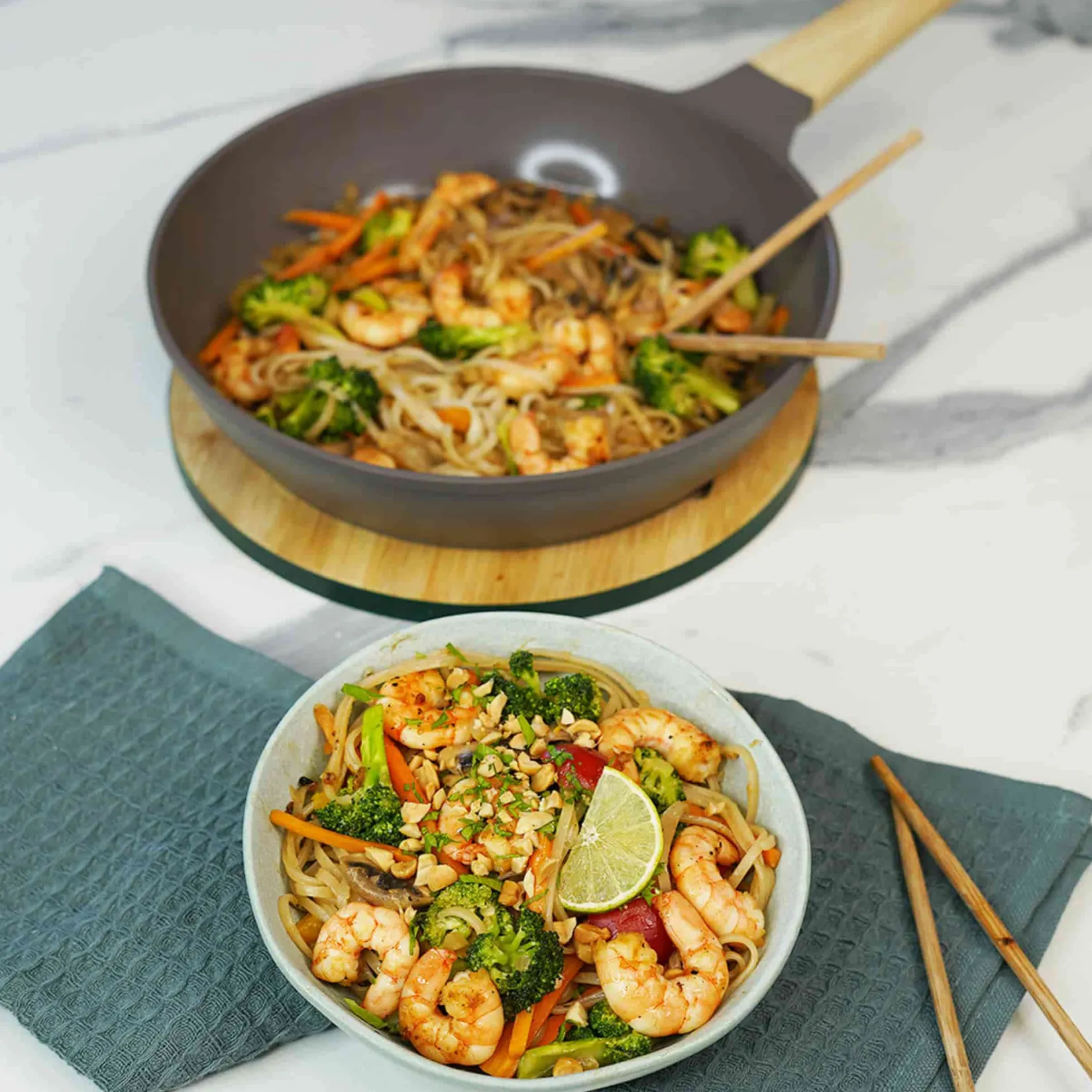 Cookut Pots & Pans^Lightweight Non-Stick Frying Pan, Taupe, BPA Free