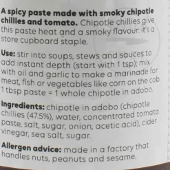 Cool Chile Co Mexican Ingredients|Vegetables^Chipotle in Adobo Paste, 170g