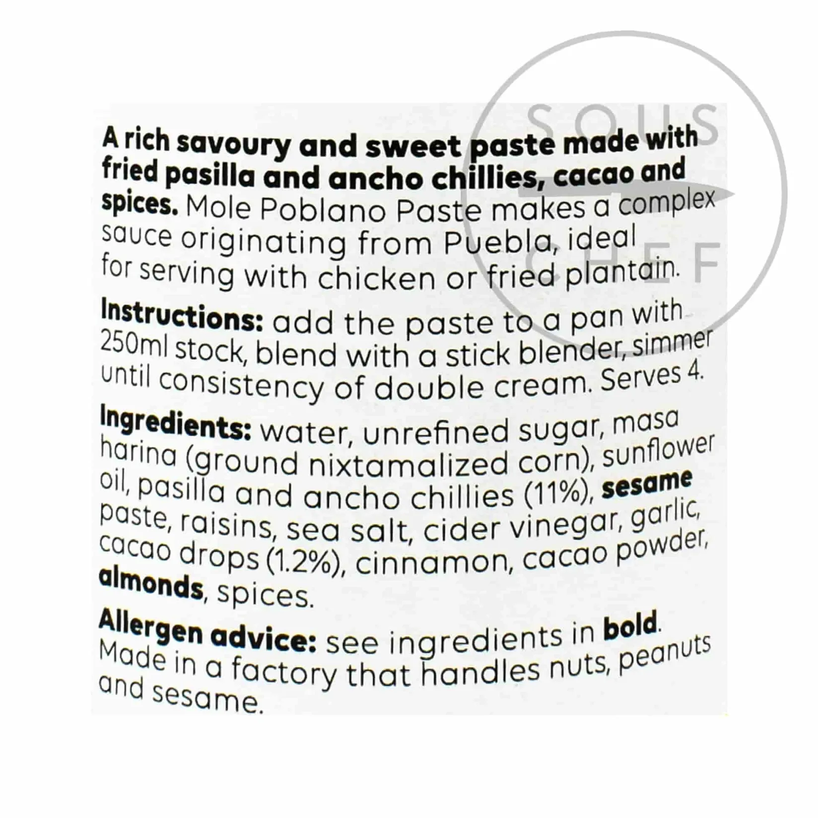 Cool Chile Co Mexican Ingredients|Sauces & Condiments^Mole Poblano Paste, 190g