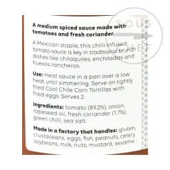 Cool Chile Co Ingredients Brands|Mexican Ingredients^Ranchero Sauce, 260g