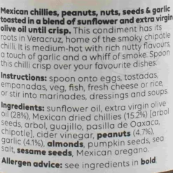 Cool Chile Co Ingredients Brands|Mexican Ingredients^Salsa Macha, 150g