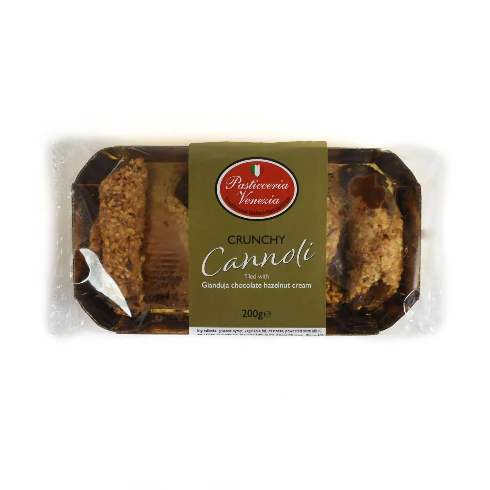 Dolciaria Cerasani SRL Ingredients Brands|Cakes & Bakery^Crunchy Cannoli with Gianduja Cream, 200g