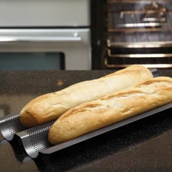 Kitchencraft Baking Supplies & Equipment^Crusty Bake Non-Stick Baguette Tray