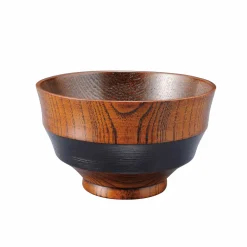 Kawai Co. Ltd Japanese Ingredients|Japanese Tableware^Dantsuki Jujuba Wood Soup Bowl, 12cm
