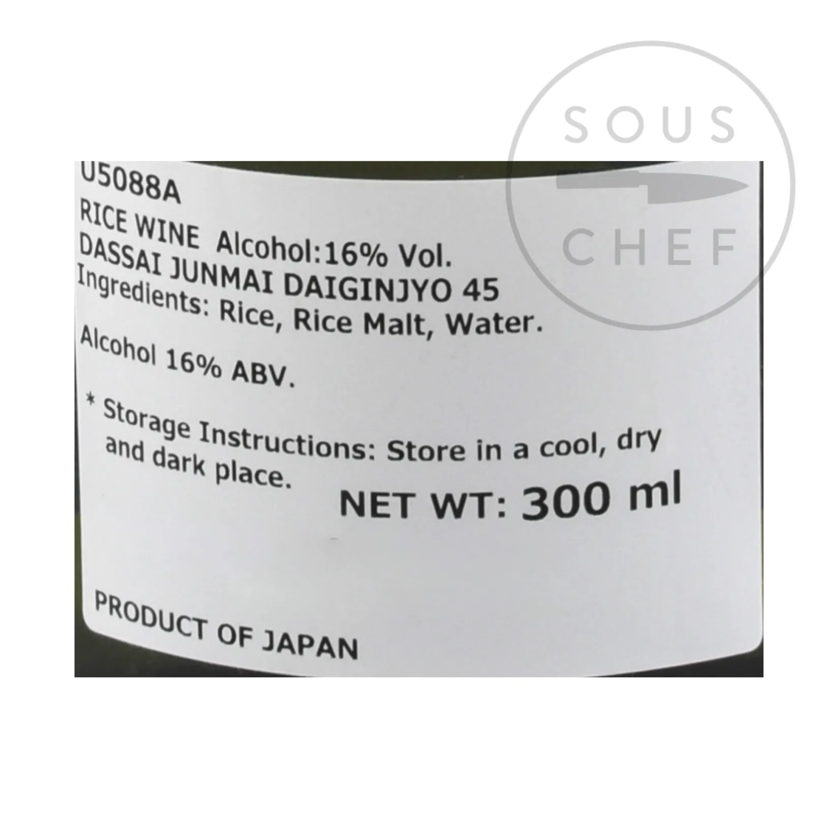 Dassai Ingredients Brands|Japanese Ingredients^45 Sake