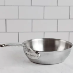 De Buyer Pots & Pans^Affinity Stainless Steel Curved Saute Pan