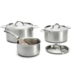 De Buyer Pots & Pans^Alchimy 3 Piece Cookware Set with Lids