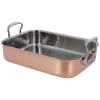 De Buyer Pots & Pans|Baking Supplies & Equipment^Copper & Stainless Steel Roasting Tin, 35cm x 25cm