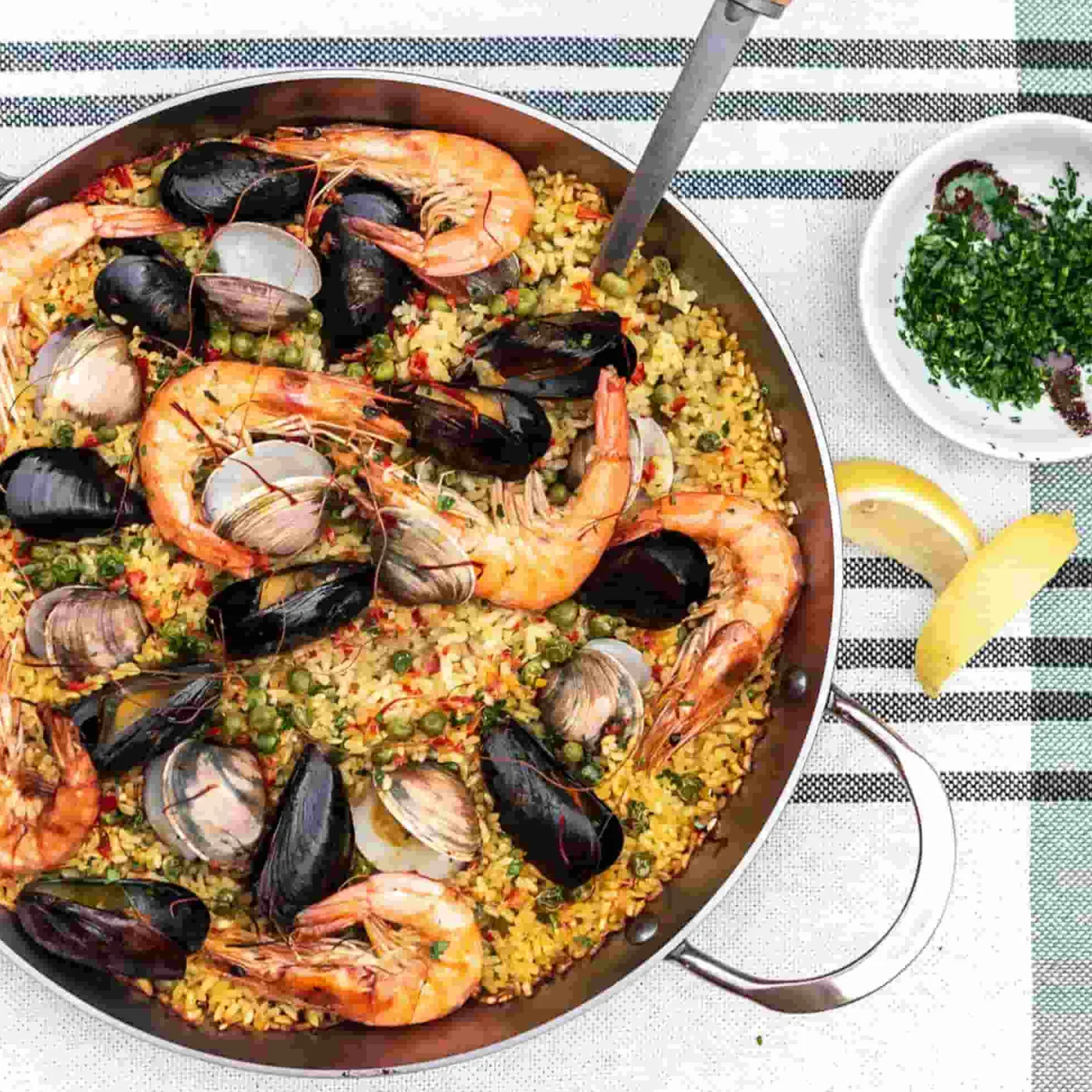 De Buyer Spanish Ingredients|Pots & Pans^Mineral B Paella Pan, 32cm