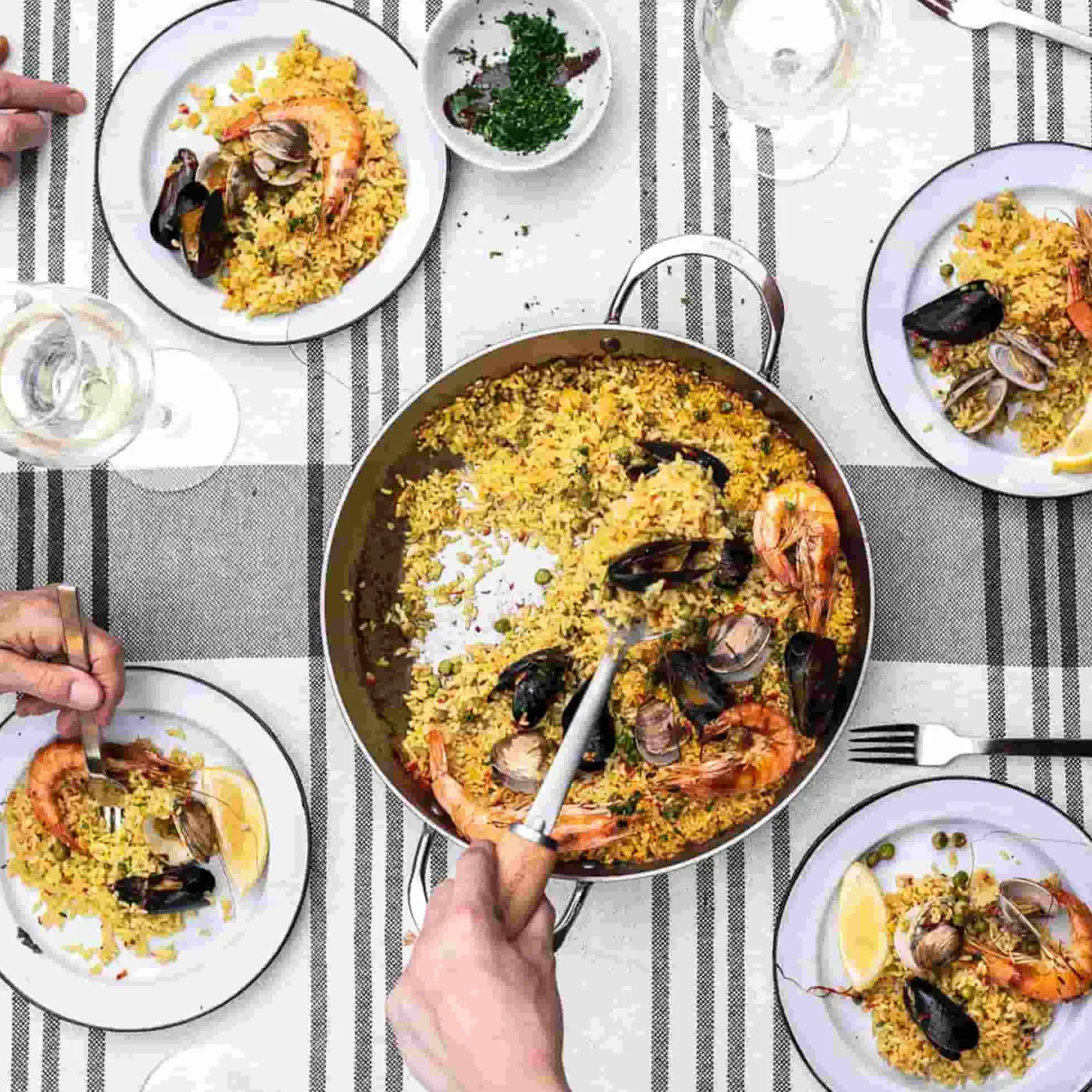 De Buyer Spanish Ingredients|Pots & Pans^Mineral B Paella Pan, 32cm