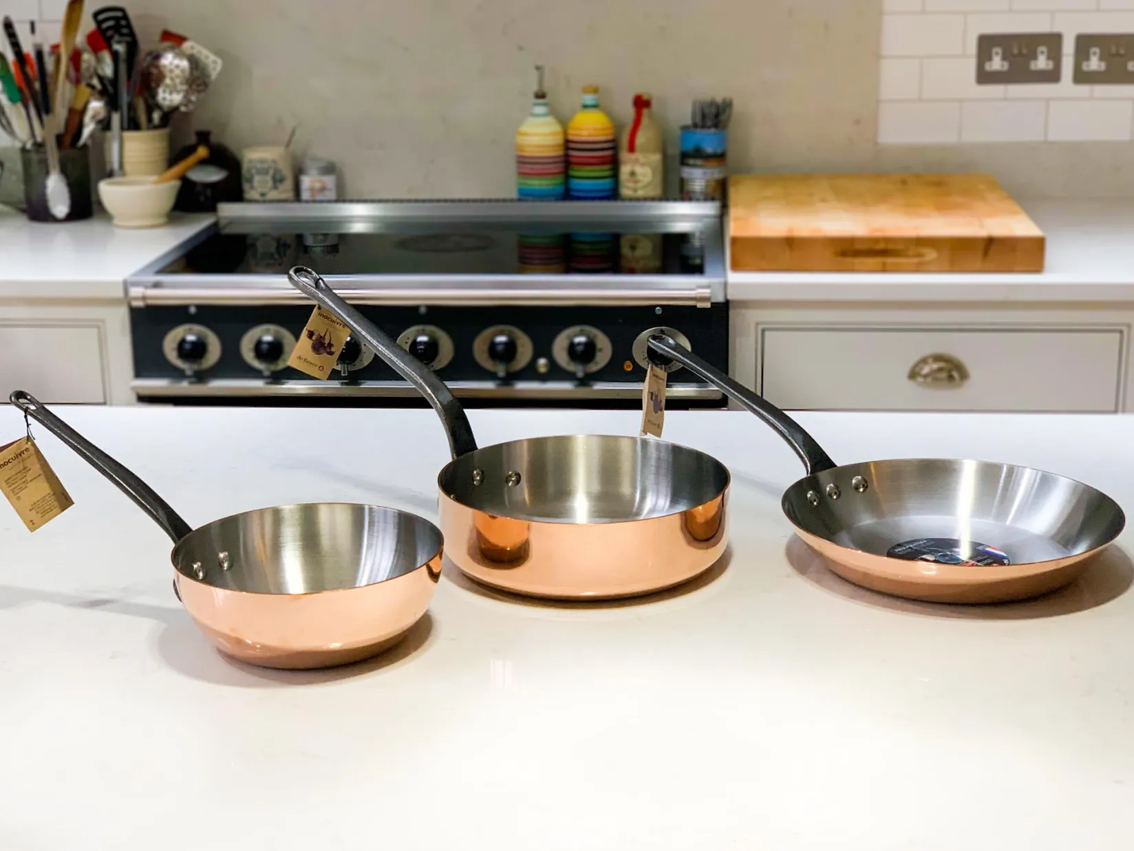 De Buyer French Ingredients|Pots & Pans^Prima Matera Induction-Compatible Copper Frying Pan