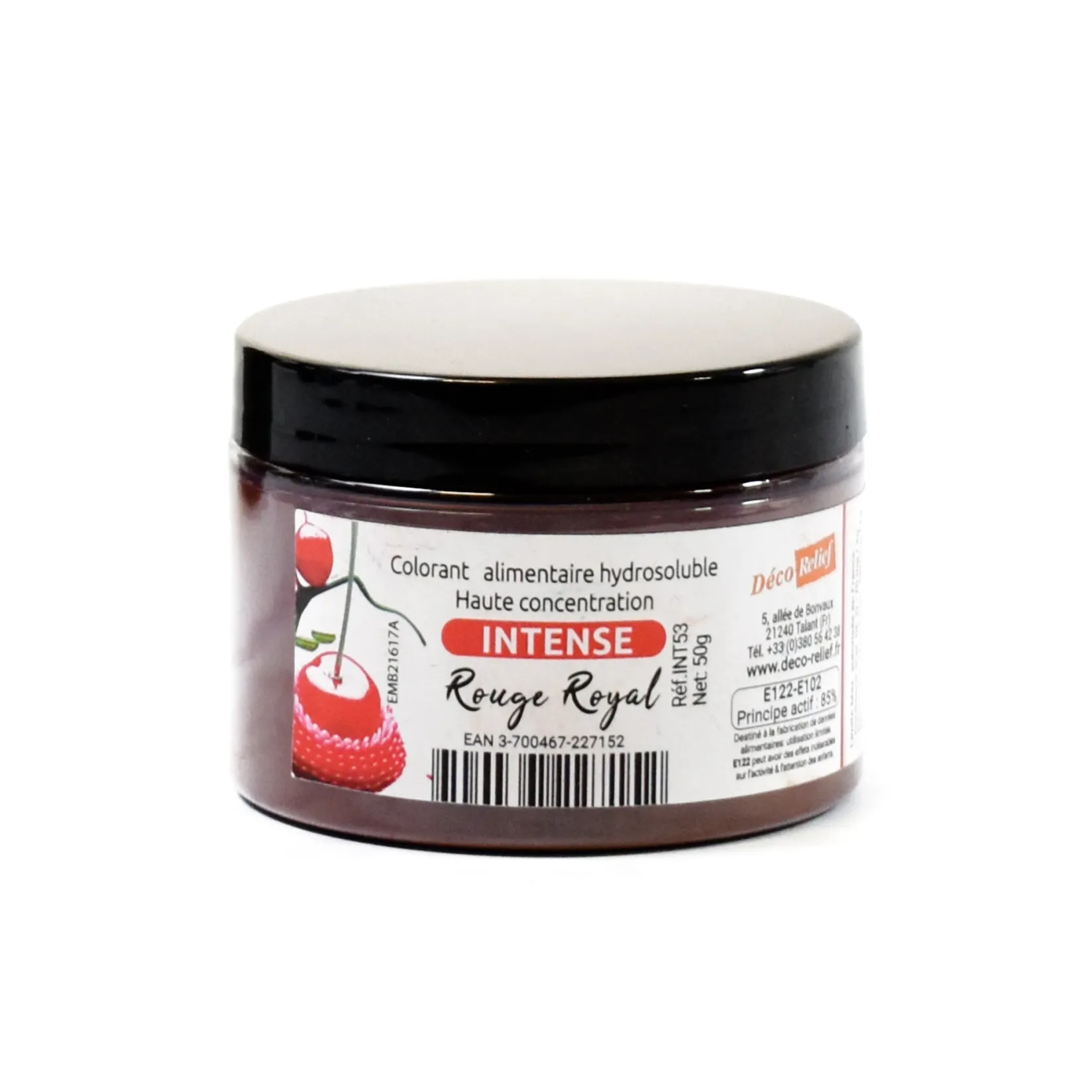 Deco Relief Ingredients Brands|Baking Ingredients^Intense Royal Red Food Colour, 50g
