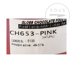 Deco Relief Ingredients Brands|Chocolate & Sweets^Natural Pink Gloss Food Colour For Chocolate, 20g