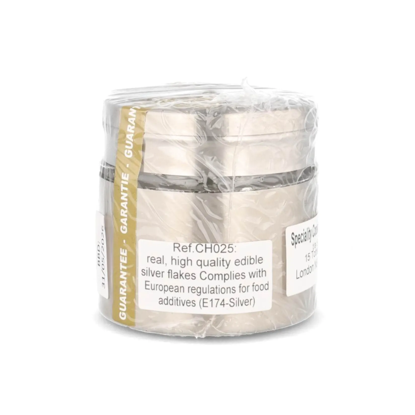 Deco Relief Ingredients Brands|Baking Ingredients^Real Silver Flakes, 100mg