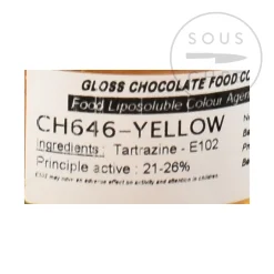 Deco Relief Ingredients Brands|Chocolate & Sweets^Yellow Gloss Food Colour For Chocolate, 20g
