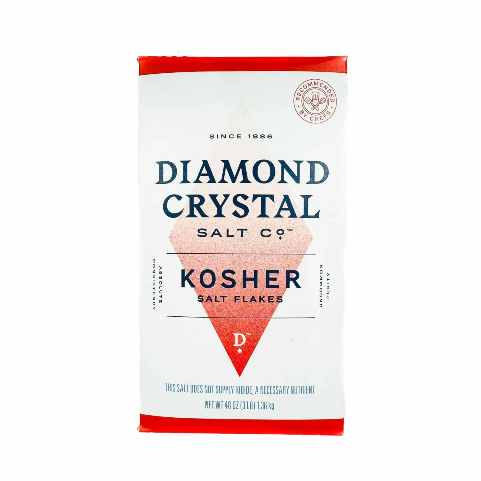 Diamond Crystal American Ingredients|Herbs & Spices^Kosher Salt, 1.3kg