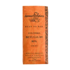 Donna Elvira Ingredients Brands|Italian Ingredients^Single Origin Colombia Betulia B9 80% Chocolate Bar, 70g