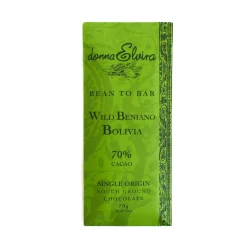 Donna Elvira Italian Ingredients|Chocolate & Sweets^Single Origin Bolivia Wild Beniano 70% Chocolate Bar, 70g