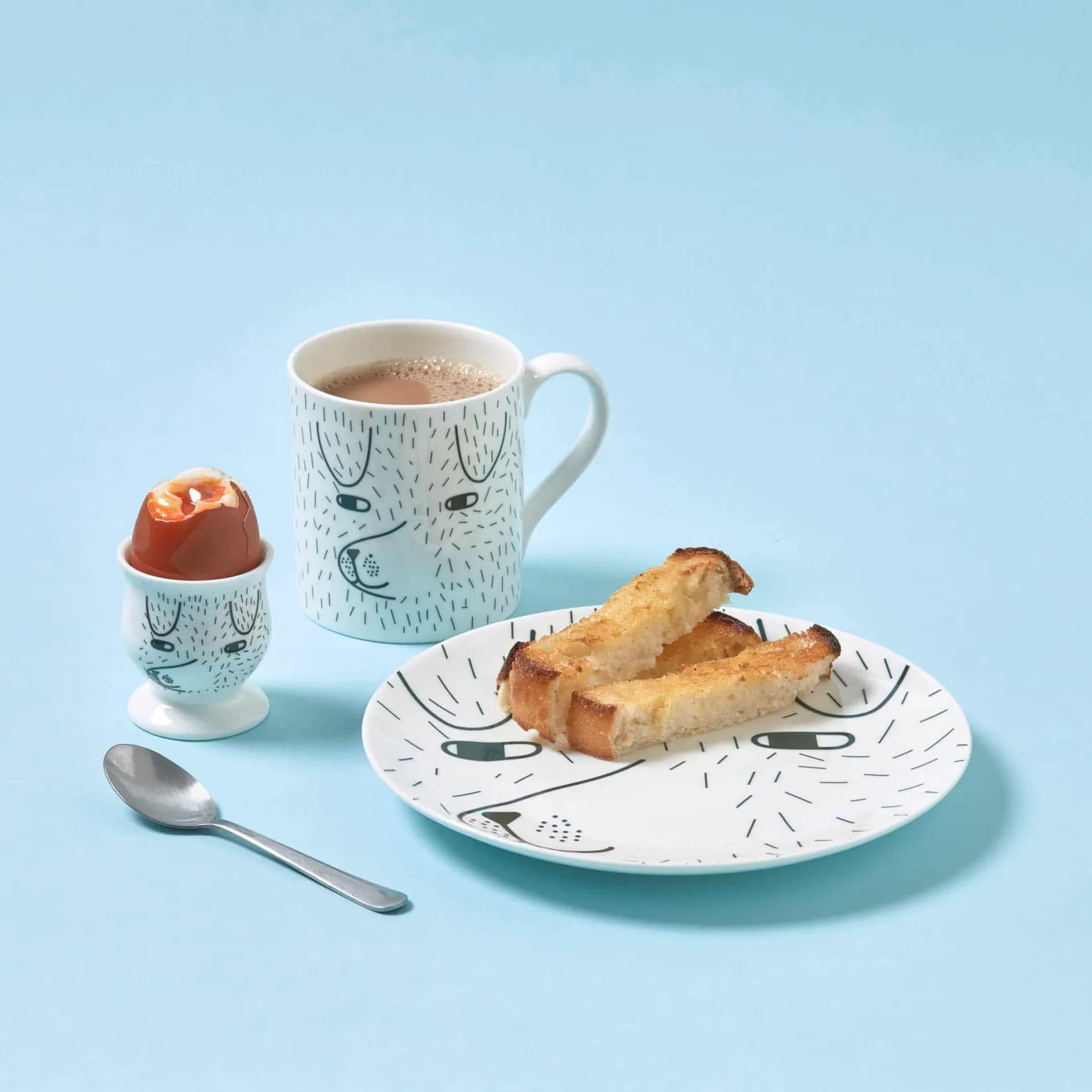 Donna Wilson Tableware Brands^Scamp Dog Egg Cup