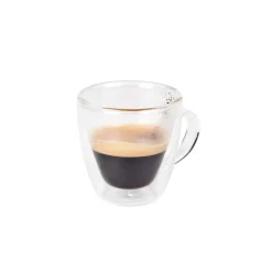 Viejovalle Tableware Brands^Double-Walled Borosilicate Glass Espresso Cup, 80ml