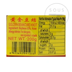 Guangdong Chinese Ingredients|Pasta, Rice & Beans^Dried Tofu Knots, 200g