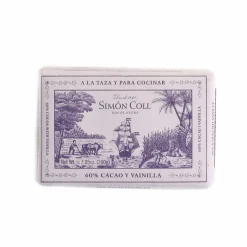 Simon Coll Ingredients Brands|Spanish Ingredients^Drinking Chocolate Bar with 60% Cocoa & Bourbon Vanilla, 200g