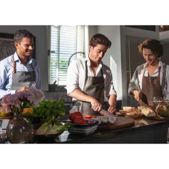 Dutchdeluxes Kitchen Textiles & Clothing^Canvas BBQ Apron in Grey-Green